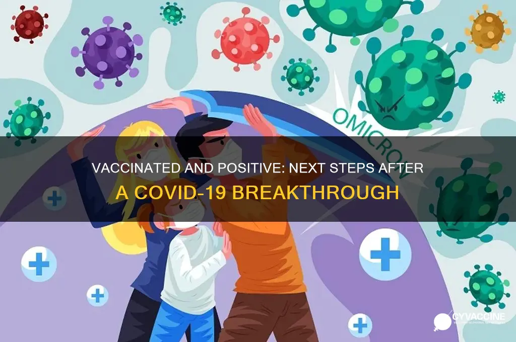 what do i do if vaccinated and test positive