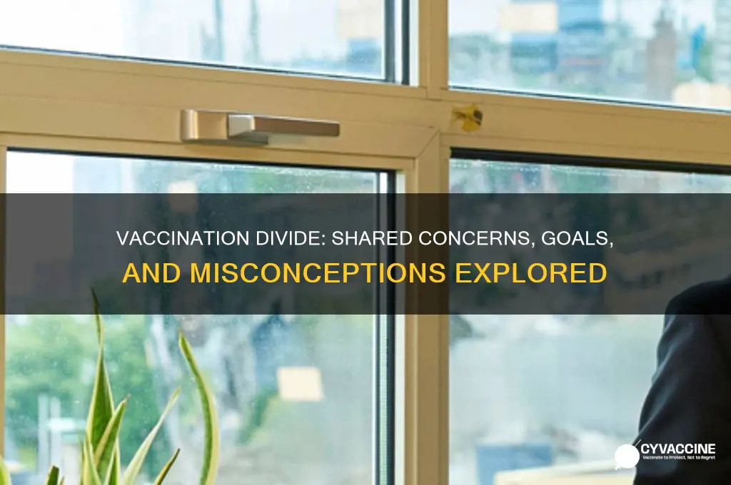 what do the sides of vaccination share in common