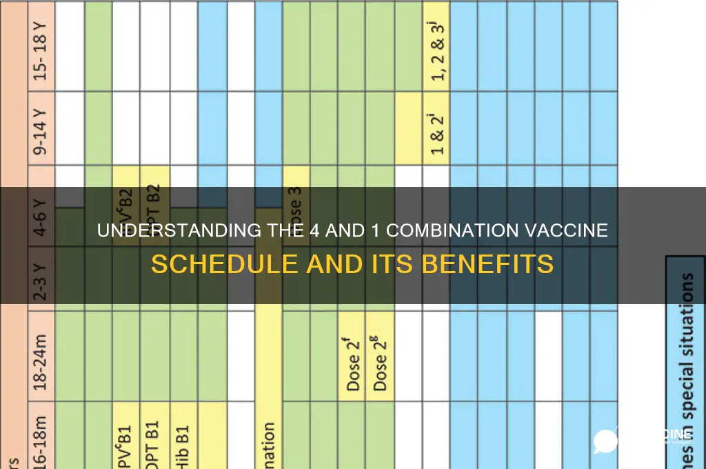 what does 4 and 1 combination mean for vaccines