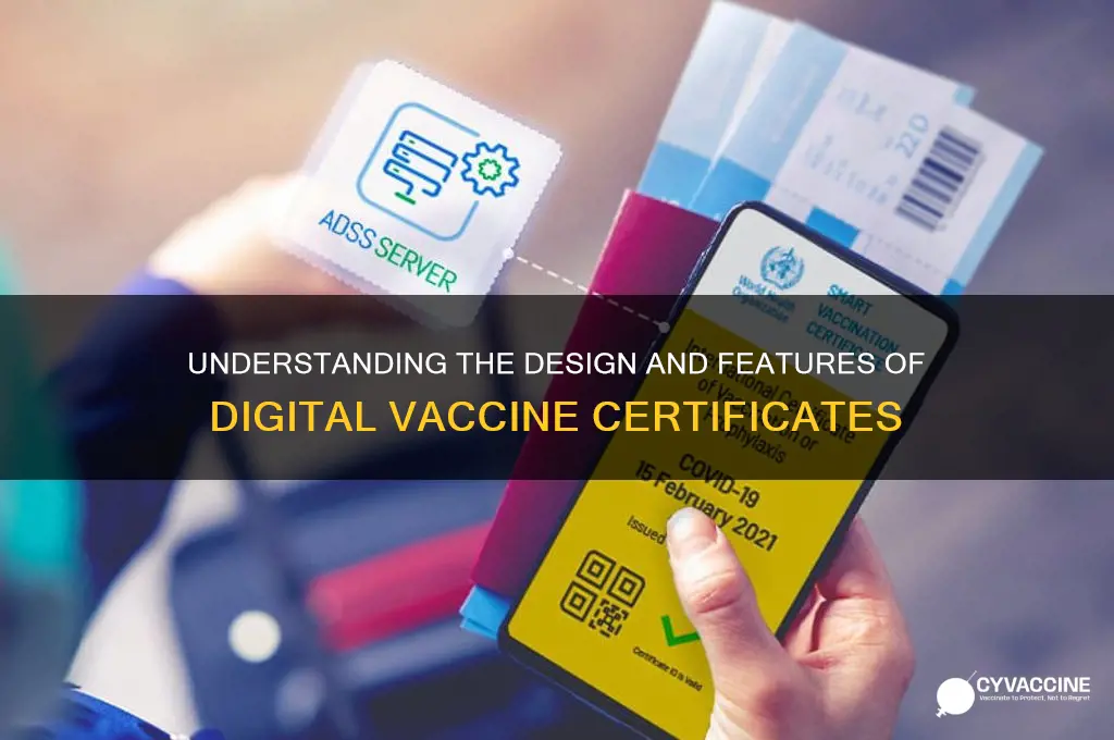 what does a digital vaccine certificate look like