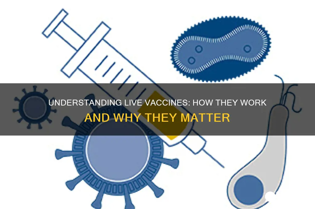 what does a live vaccine mean