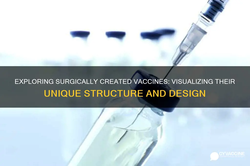 what does a surgically created vaccine look like