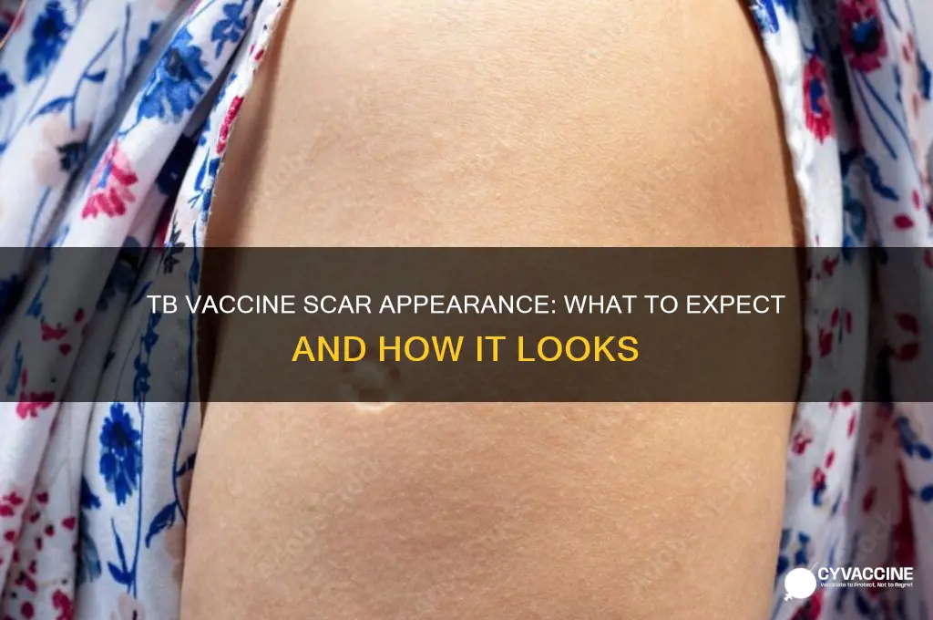 what does a tb vaccine scar look like
