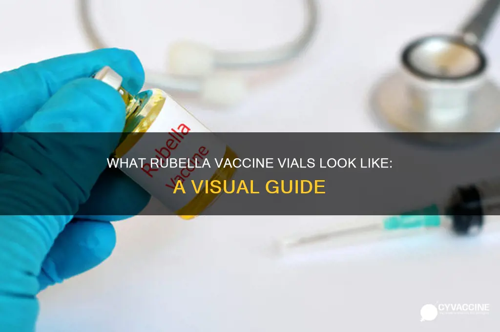 what does a vial of rubbela vaccine look like