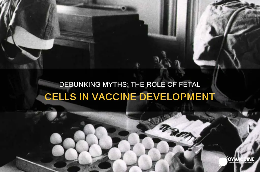 what does dead fetal cells in vaccines prevent