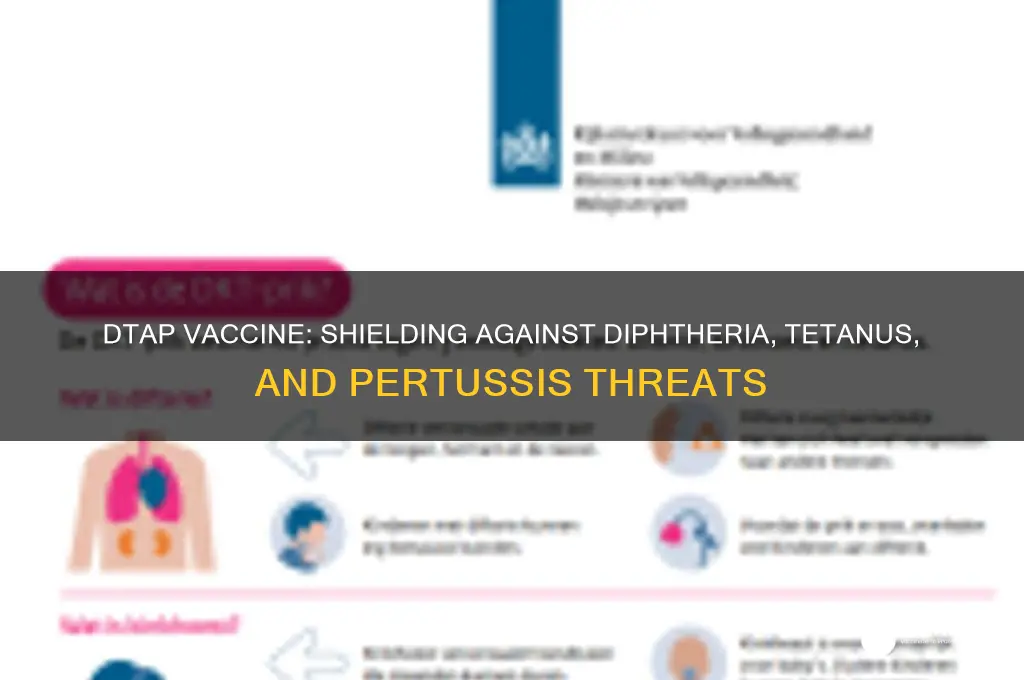 what does dtap vaccine protect against