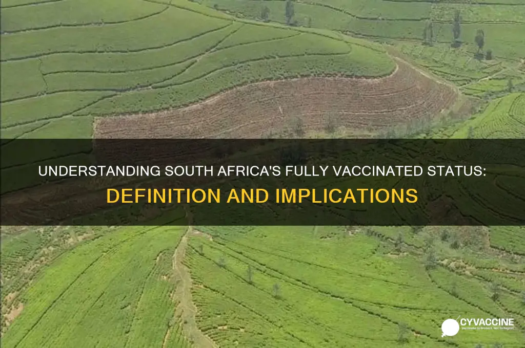 what does fully vaccinated mean in south africa
