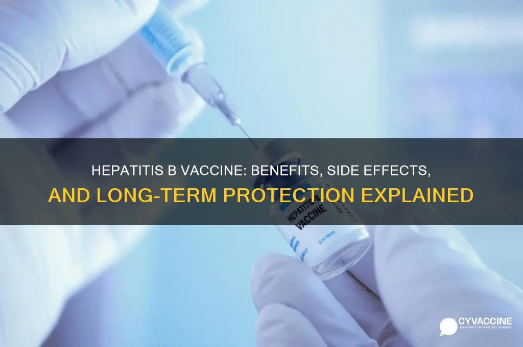 what does hepatitis b vaccine do to you