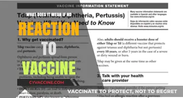 No Reaction to Vaccine: What It Means and Should You Worry?