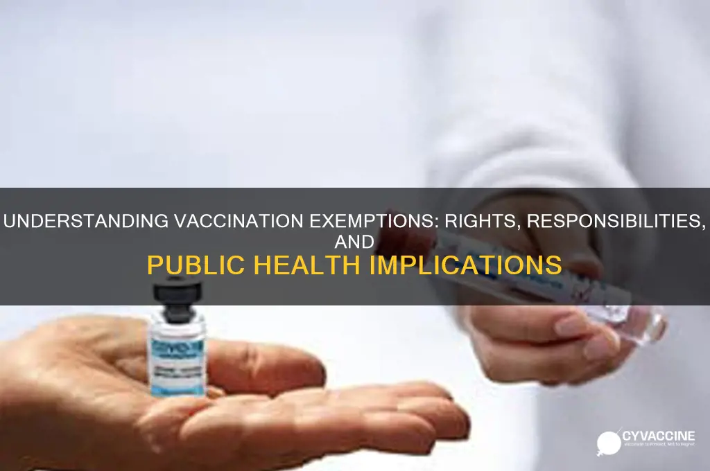 what does it mean to be exempt from vaccinations