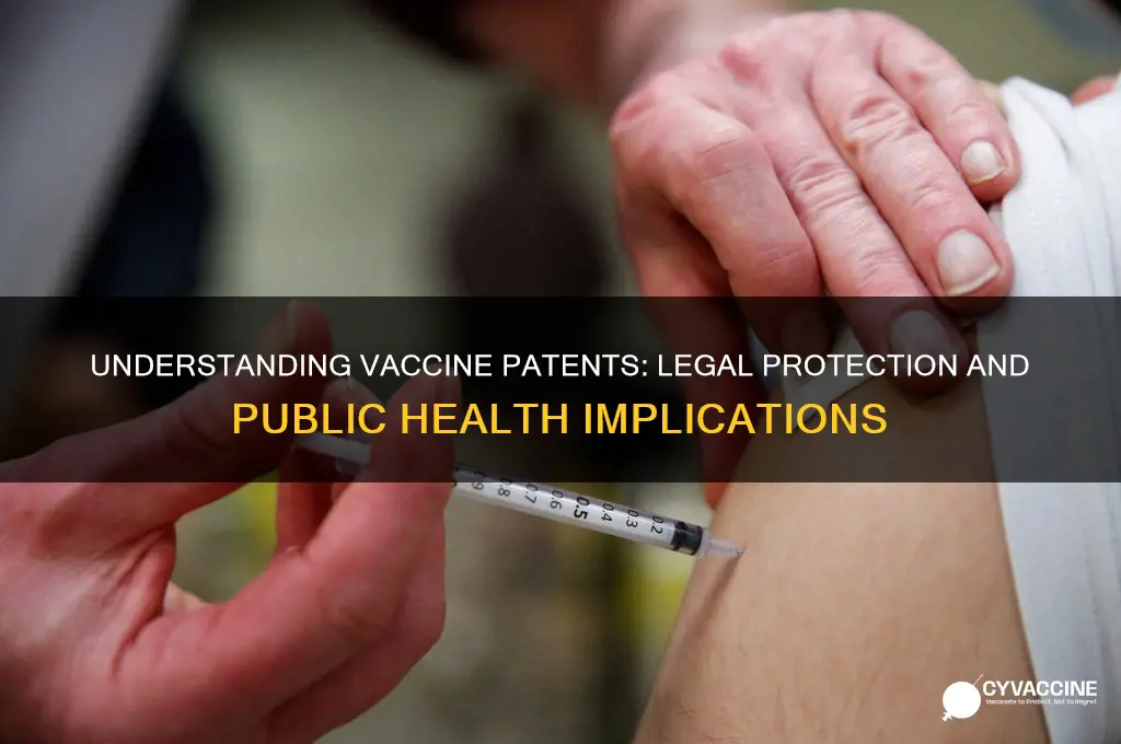 what does it mean to patent a vaccine