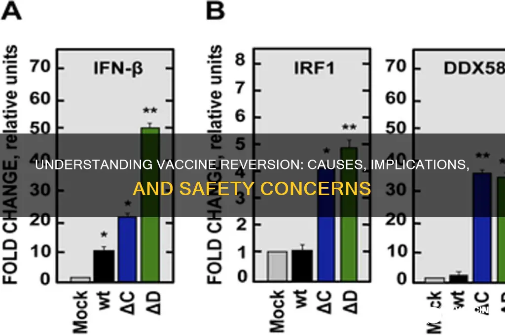 what does it mean when a vaccine reverts