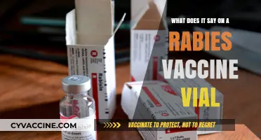 Understanding Rabies Vaccine Vial Labels: Essential Information Decoded