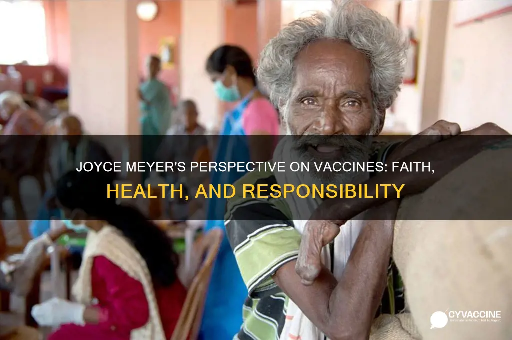 what does joyce meyer say about the vaccine