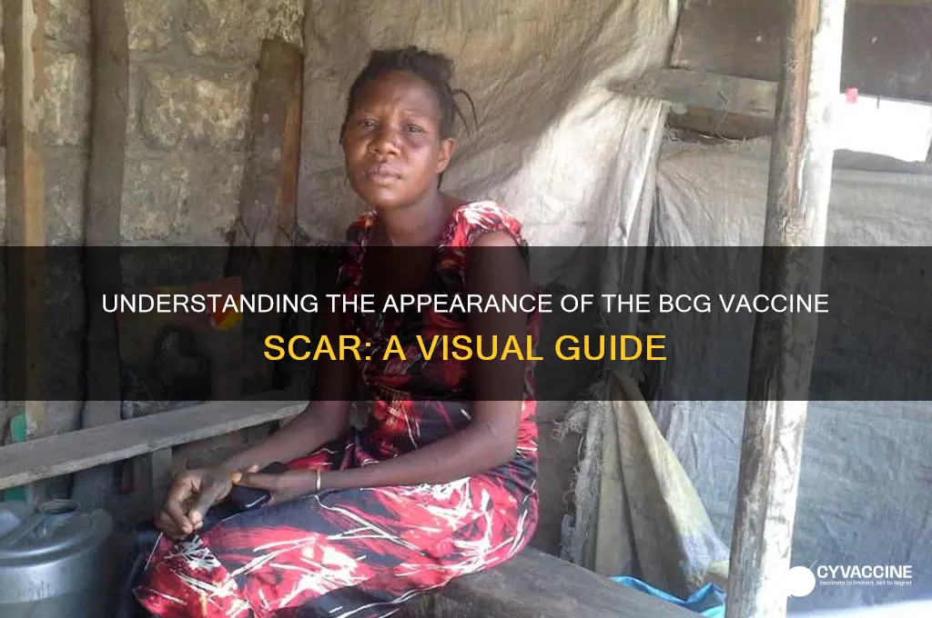 what does the bcg vaccine scar look like