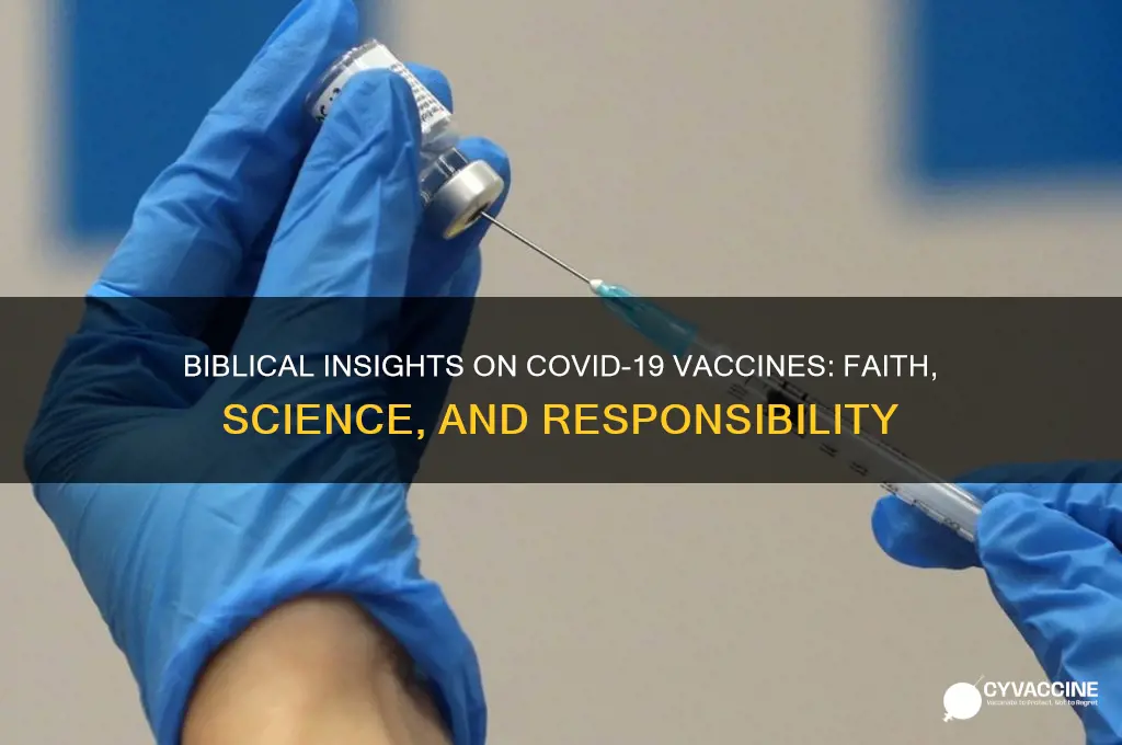 what does the bible say about coronavirus vaccine