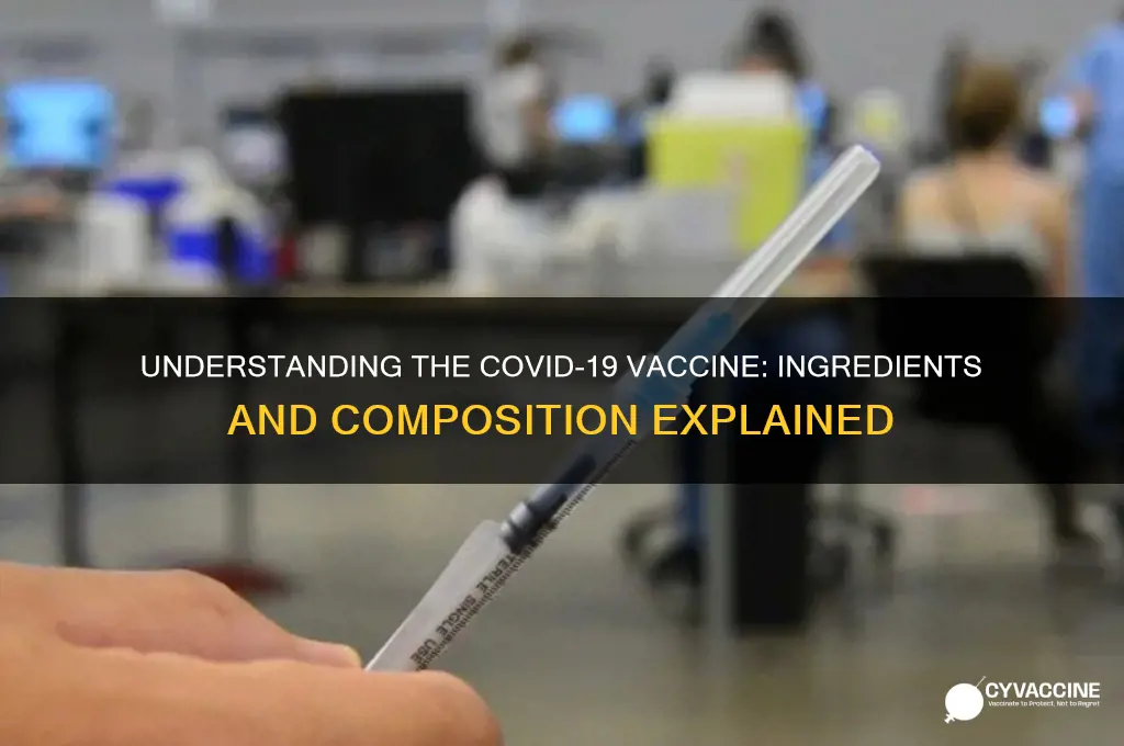 what does the corona virus vaccine consist of