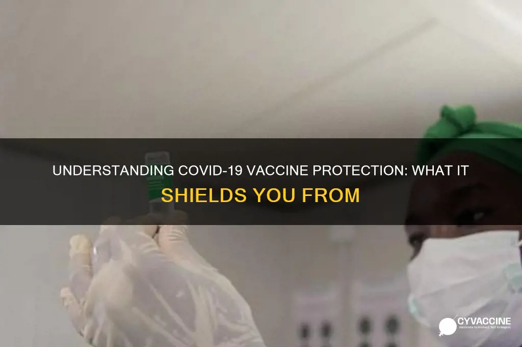 what does the coronavirus vaccine protect you against