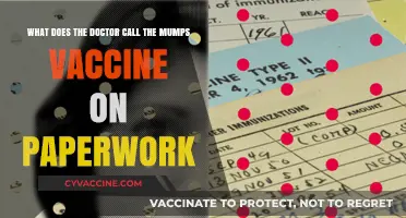 Understanding the Mumps Vaccine: Official Medical Terminology on Paperwork