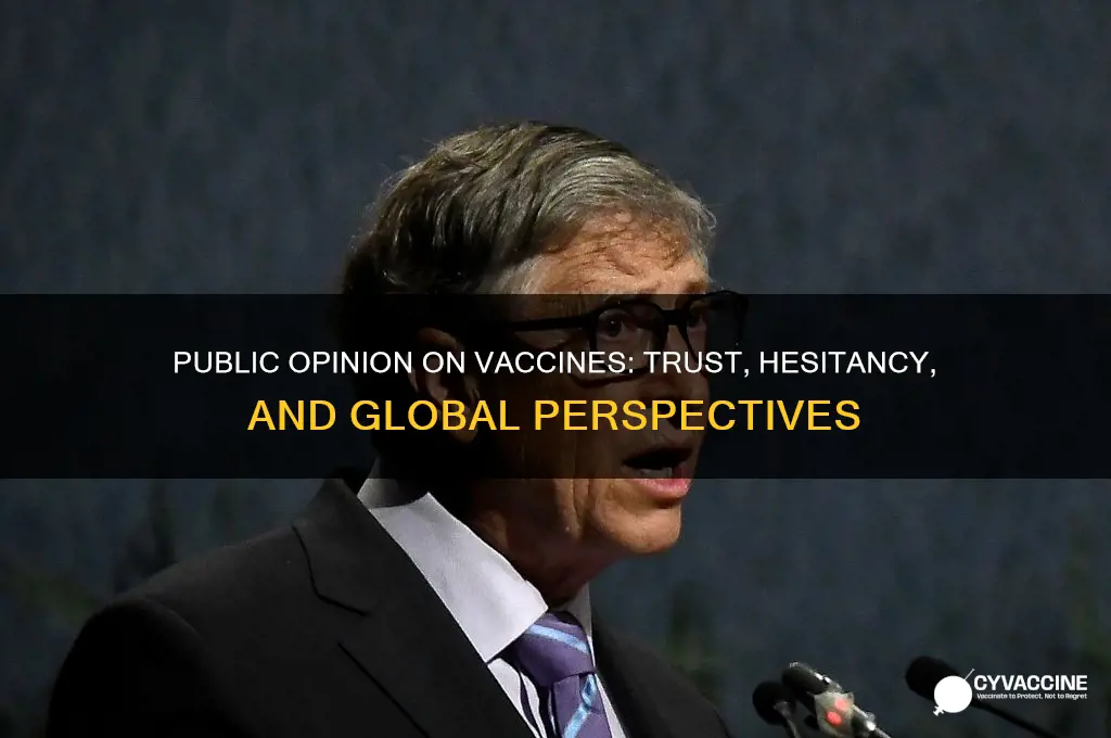 what does the general public think about vaccines