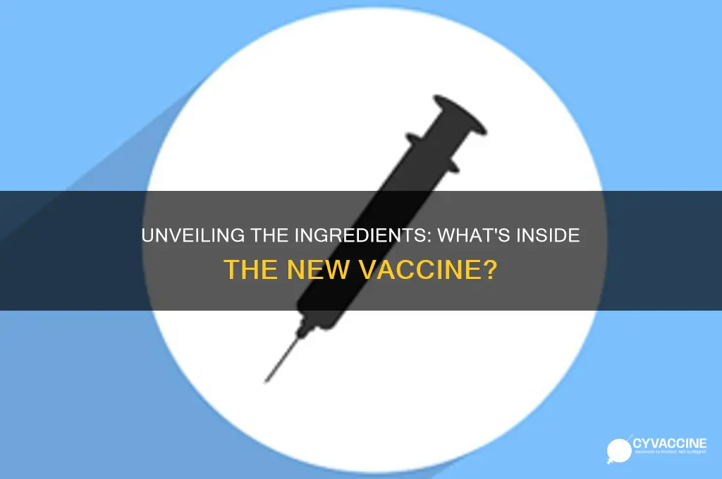 what does the new vaccine have in it