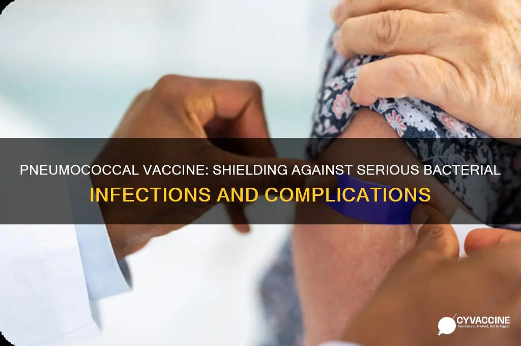 what does the pneumococcal vaccine protect you from