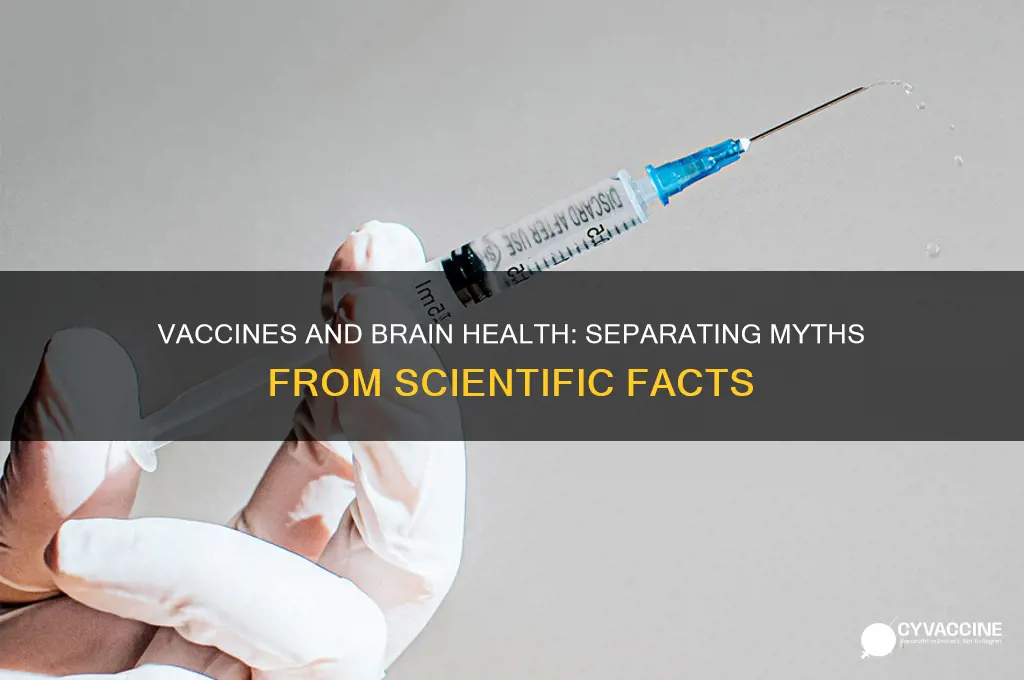 what does the vaccine do to your brain