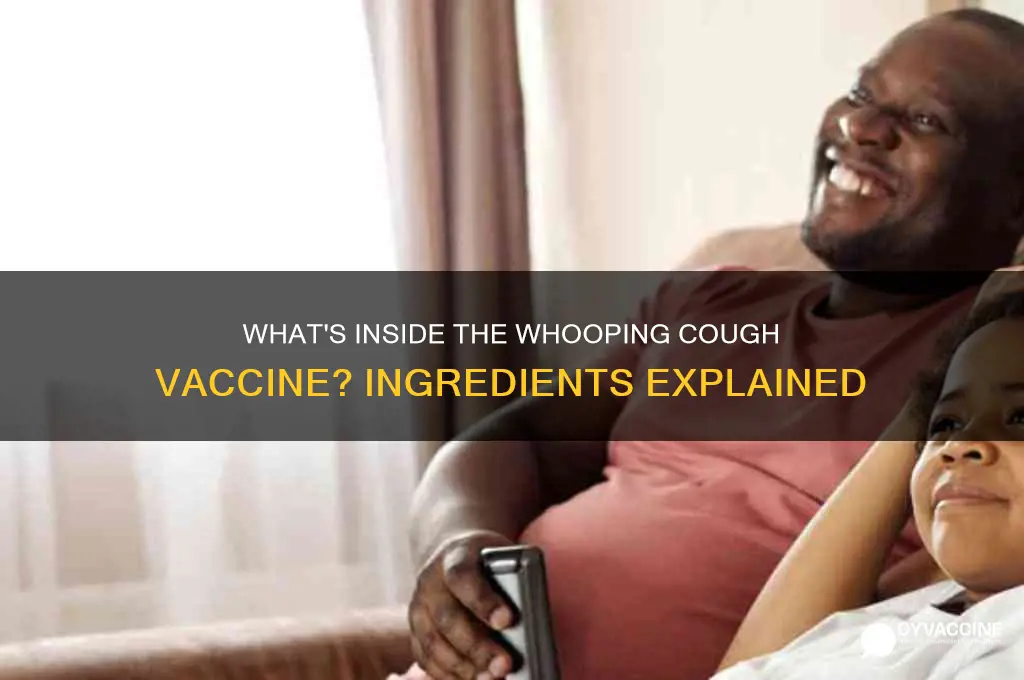 what does the whooping cough vaccine have in it
