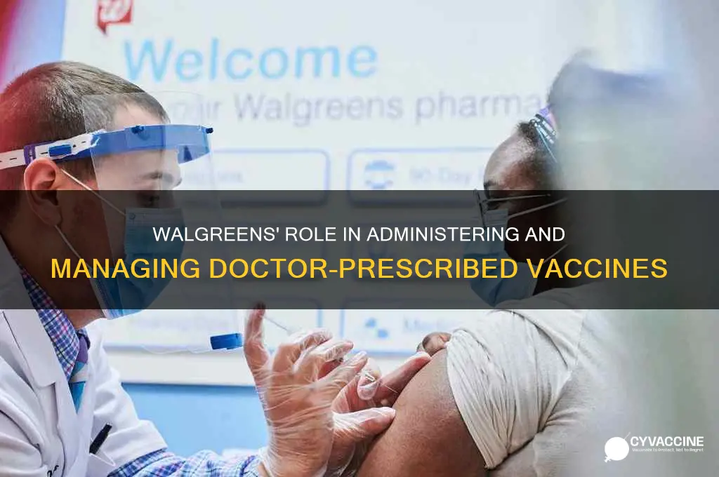 what does walgreens do with doctor inton vaccine