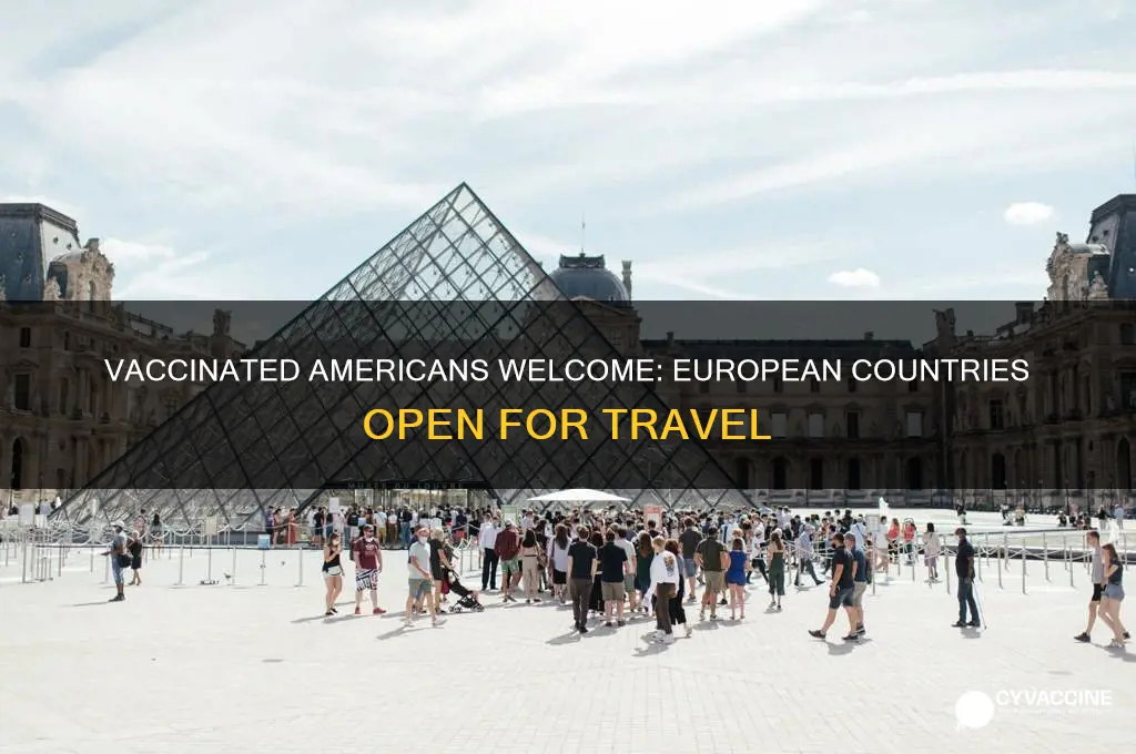 what european countries are open to vaccinated americans