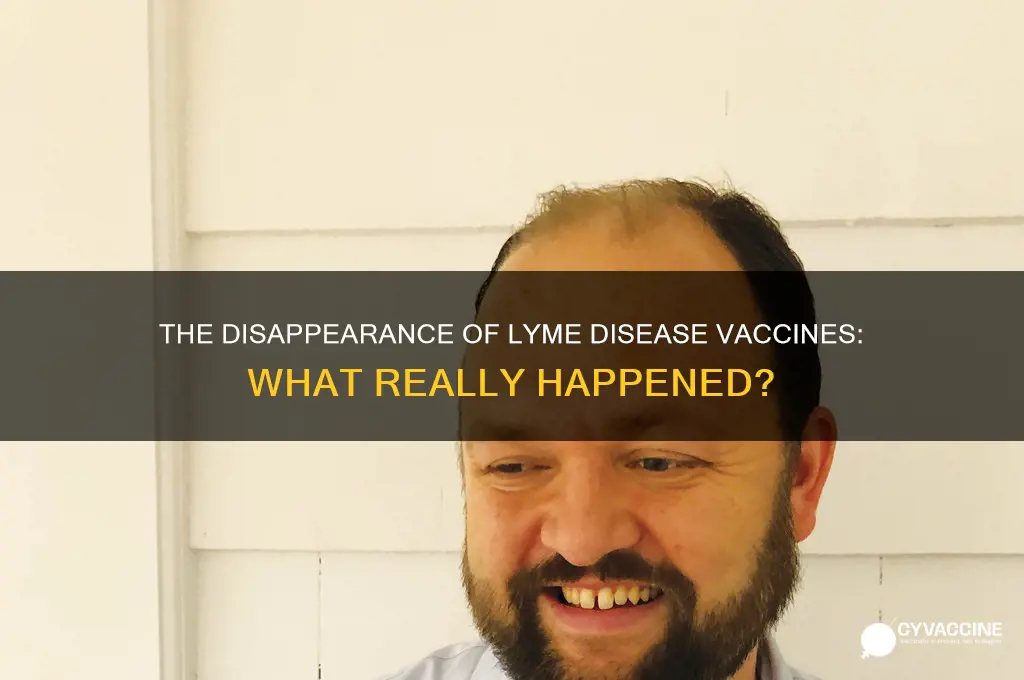 what happened to the vaccine for lyme disease