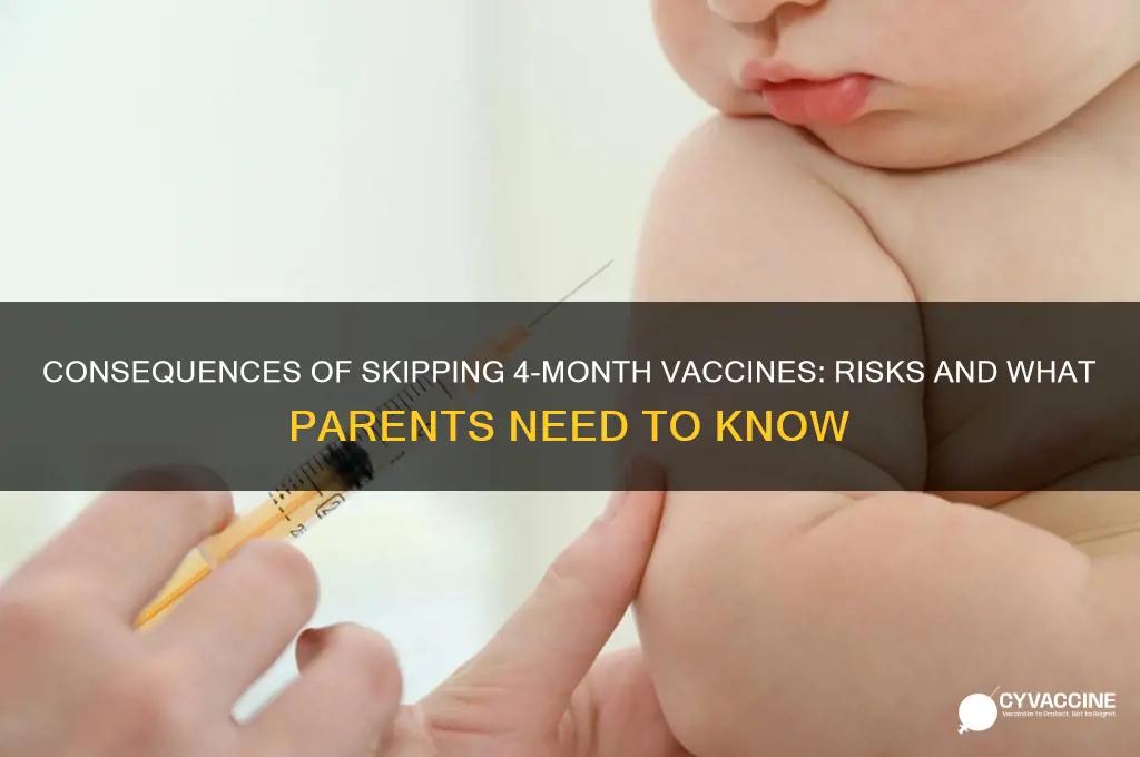 what happens if baby misses 4 month vaccines