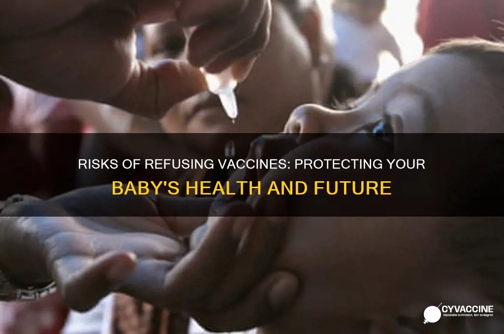 what happens if i choose not to vaccinate my baby