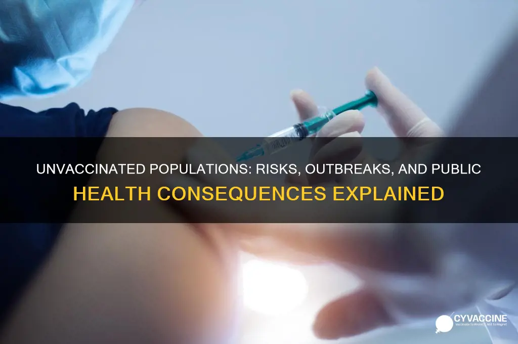 what happens if the population is not vaccinated