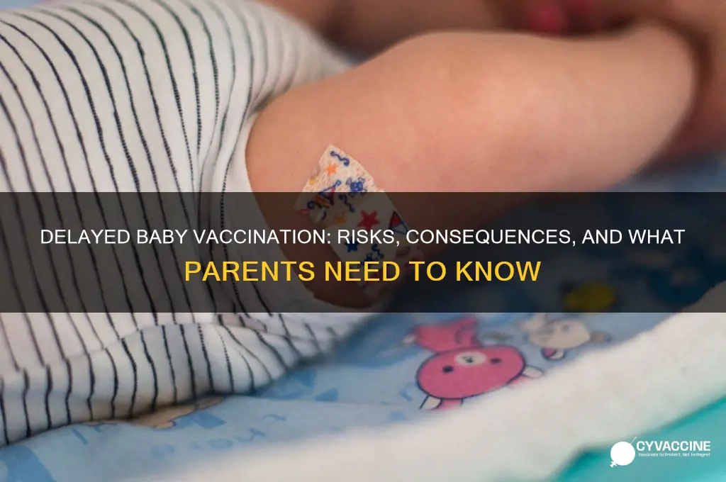 what happens if vaccination is delayed for baby