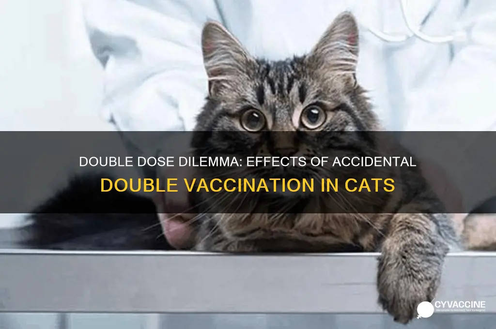 what happens if you accidentally vaccinate a cat twice