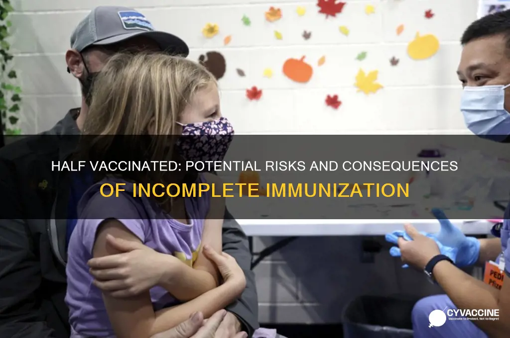 what happens if you are only half vaccinated