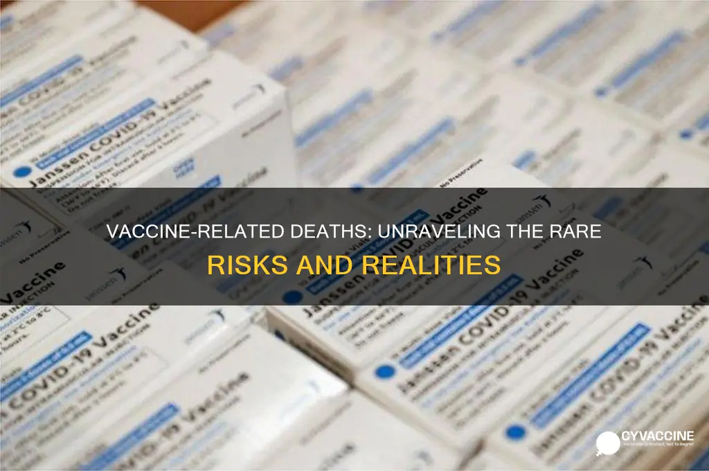 what happens if you die from the vaccine