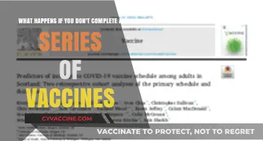 Skipping Vaccine Series: Risks, Consequences, and Public Health Impact