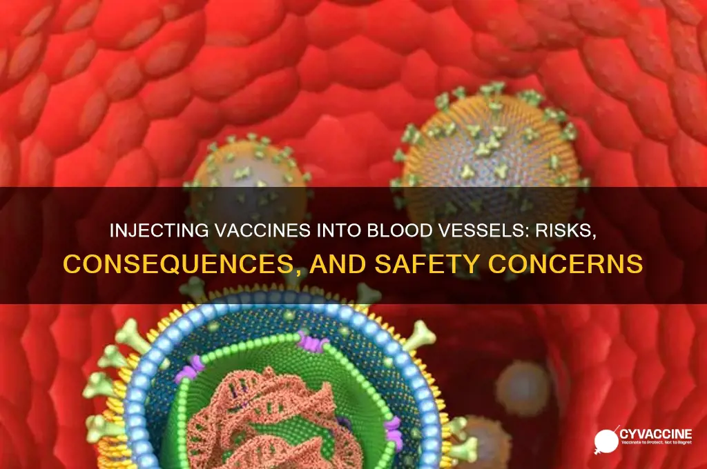 what happens if you inject vaccine into blood vessel