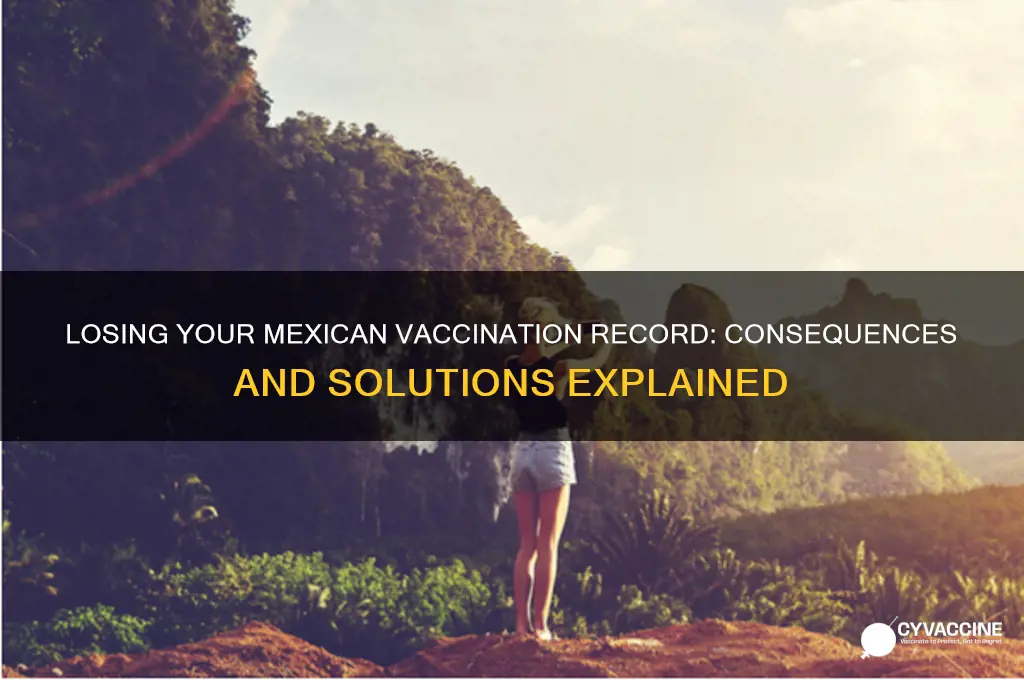 what happens if you lose mexican vaccination record