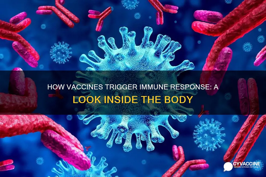 what happens in the body when a vaccine is injected