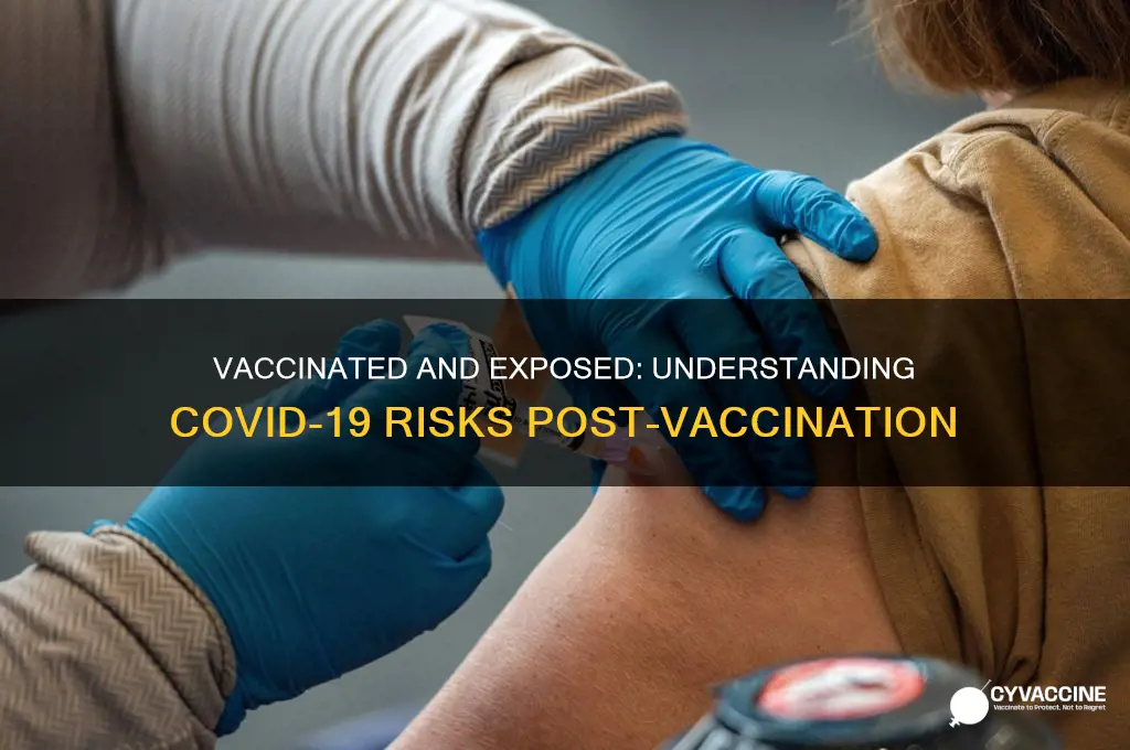 what happens when a vaccinated person is exposed to coronavirus