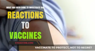 Vaccine Safety: Investigating and Addressing Adverse Reactions to Immunizations