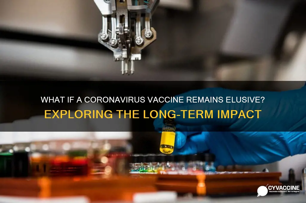 what if a coronavirus vaccine is never found