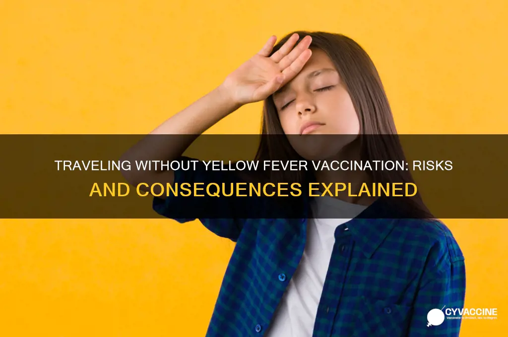 what if i show up without yellow fever vaccine