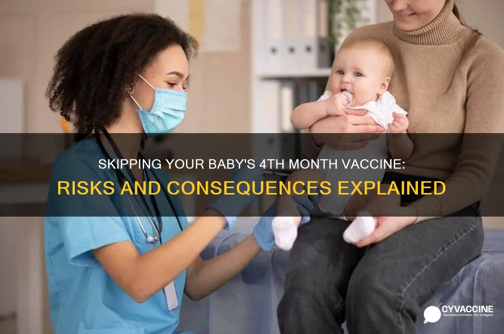 what if i skipped my babys 4th month vaccine