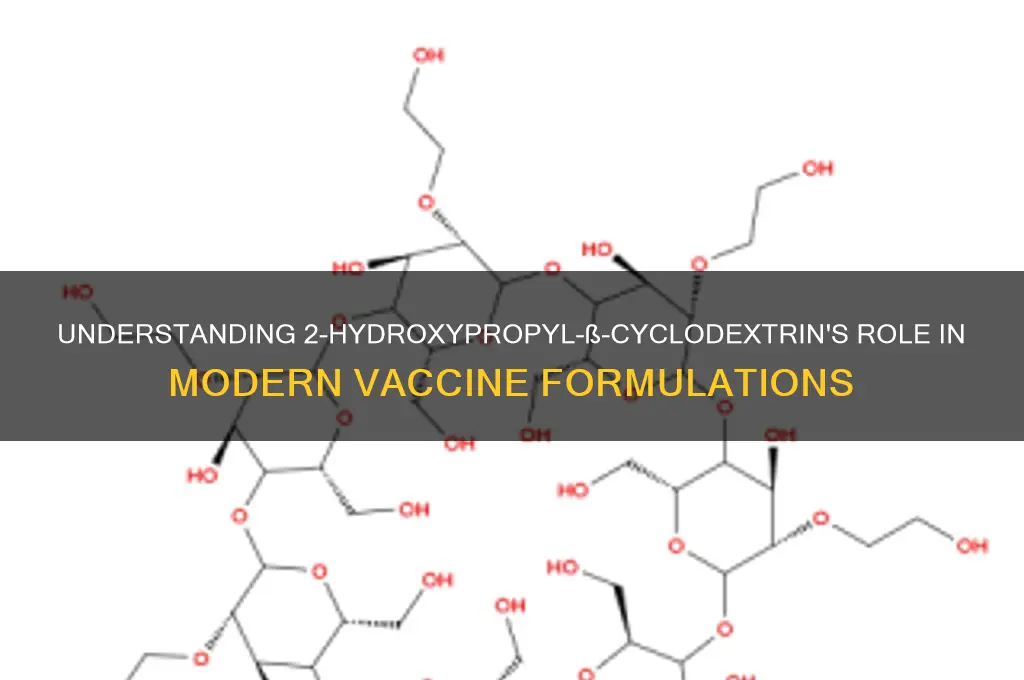 what is 2-hydroxypropyl-ß-cyclodextrin in vaccines