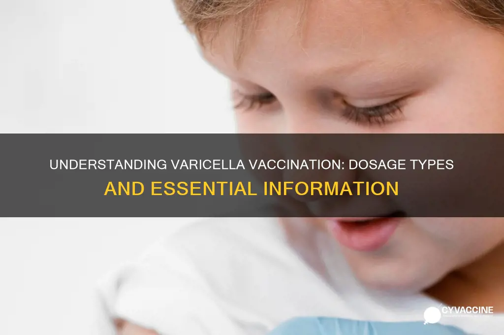 what is a dosage and type of var vaccination