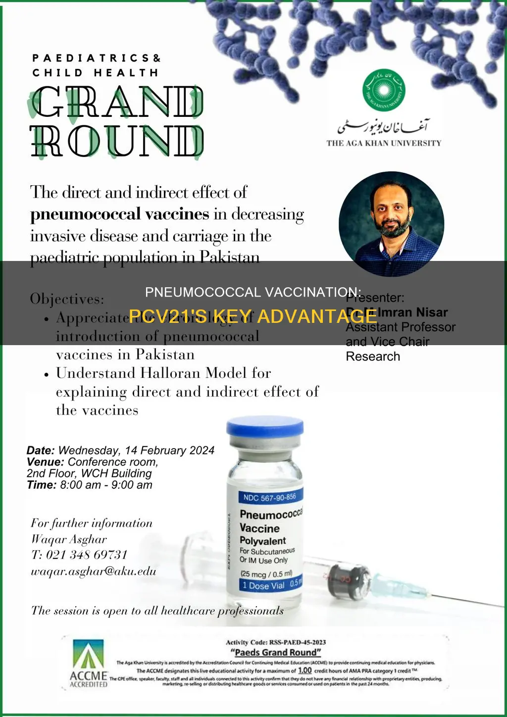 what is a key point about pcv21 for pneumococcal vaccination